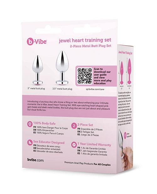 B-Vibe Jewel Metal Training Set - Image 9