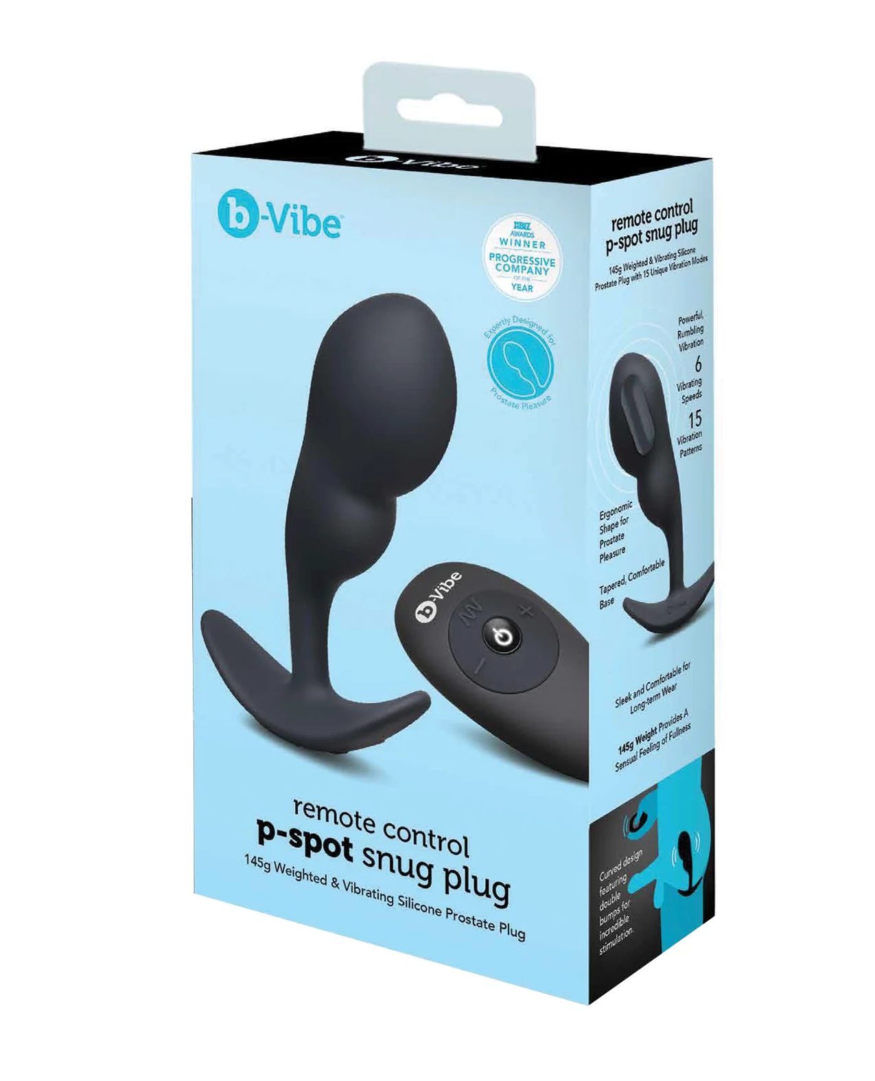 B-Vibe Remote Control P-Spot Snug Plug - Image 11