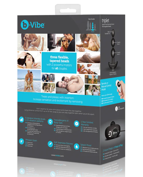 b-Vibe Triplet Anal Beads - Image 12
