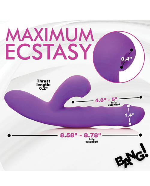 Bang! Thrusting & Sucking Rabbit Vibrator - Image 3