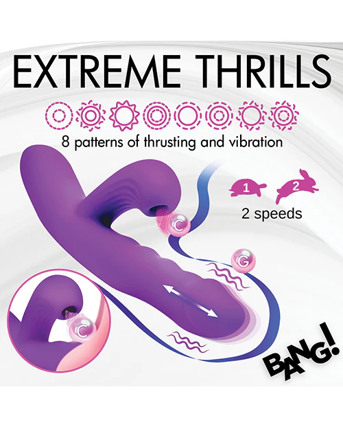 Bang! Thrusting & Sucking Rabbit Vibrator - Image 4