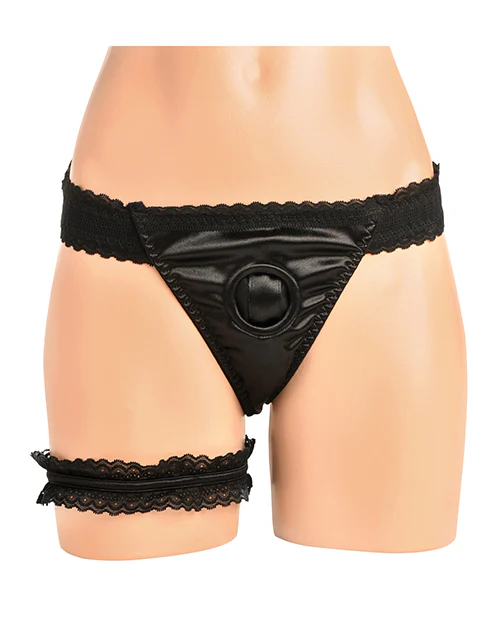 Bedroom Bliss Jolie Strap-On Panty Harness & Garter - Image 15