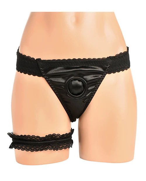 Bedroom Bliss Jolie Strap-On Panty Harness & Garter - Image 19