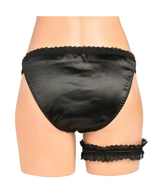 Bedroom Bliss Jolie Strap-On Panty Harness & Garter - Image 6