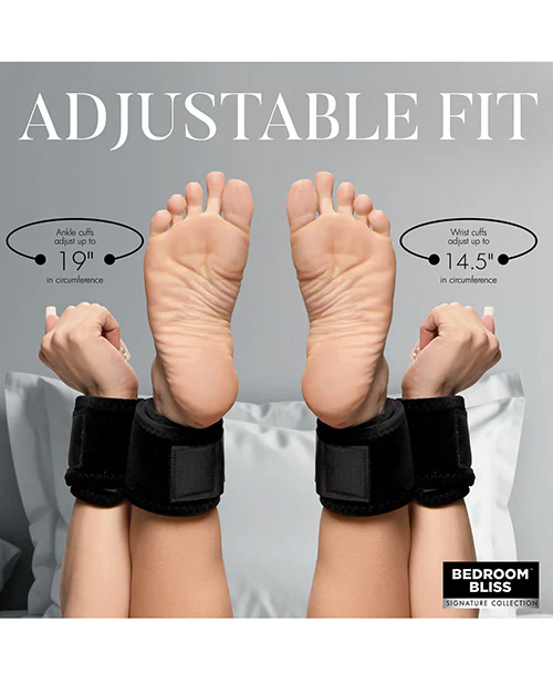 Bedroom Bliss Wrist To Ankle Restraints - Image 2