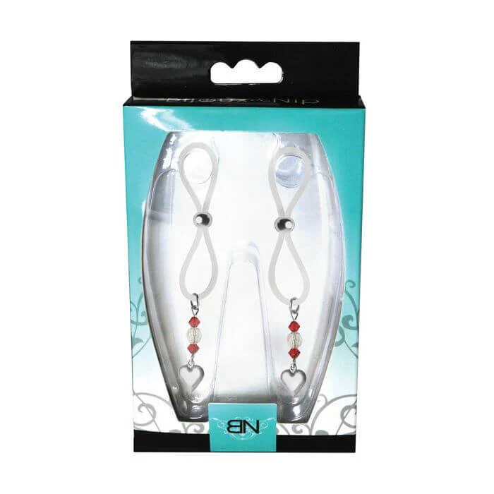 Bijoux de Nip Nipple Halos with Heart Charm - Image 2