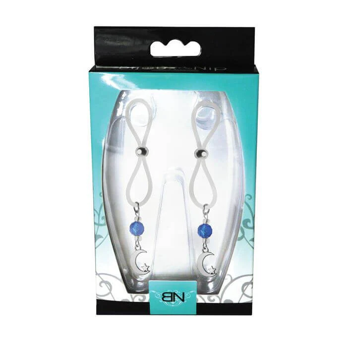 Bijoux de Nip Nipple Halos with Moon and Star Charm - Image 2