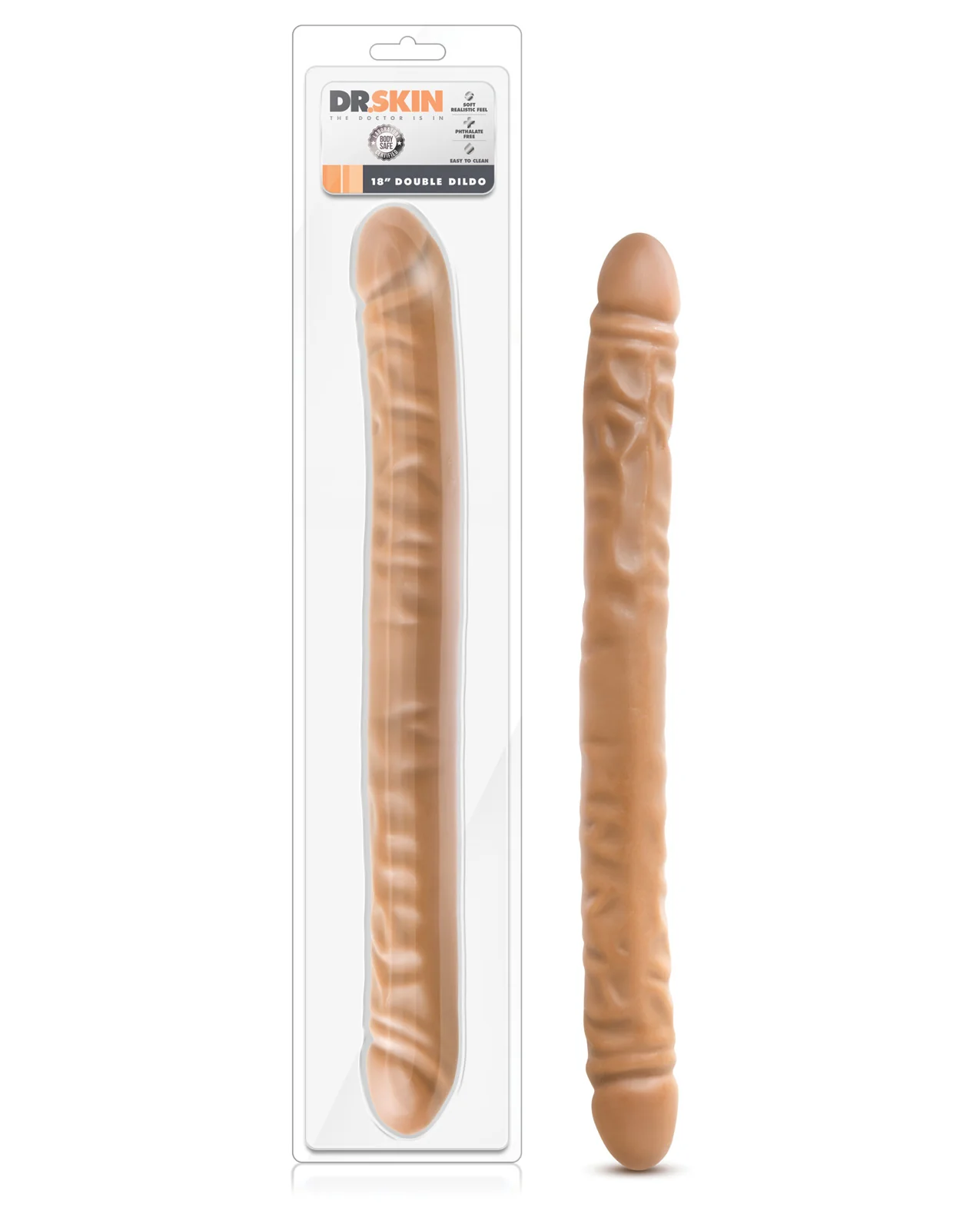 Blush Dr. Skin 18" Double Dildo - Image 3