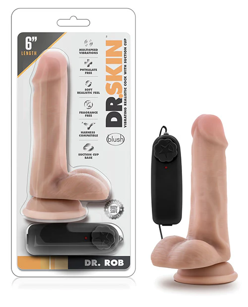 Blush Dr. Skin Dr. Rob 6"" Cock - Image 2