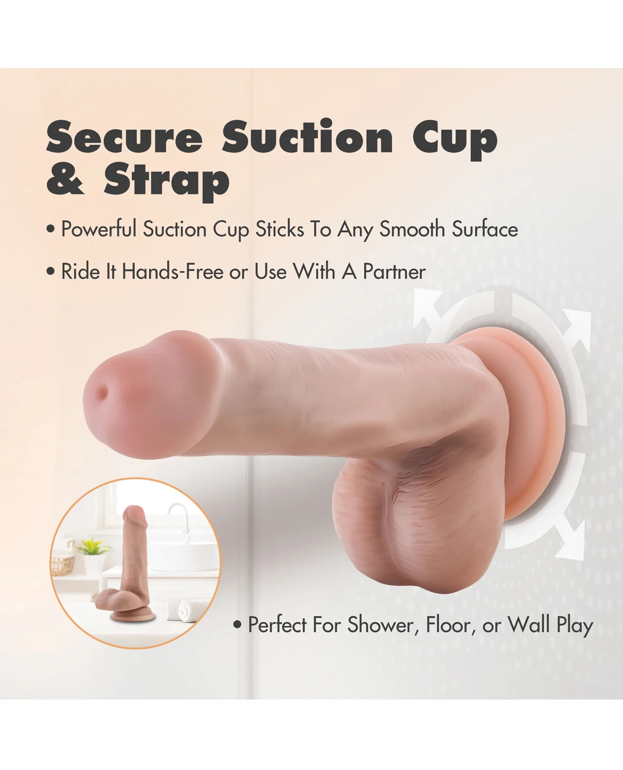 Blush Dr. Skin Plus 6" Posable Dildo With Balls - Image 5