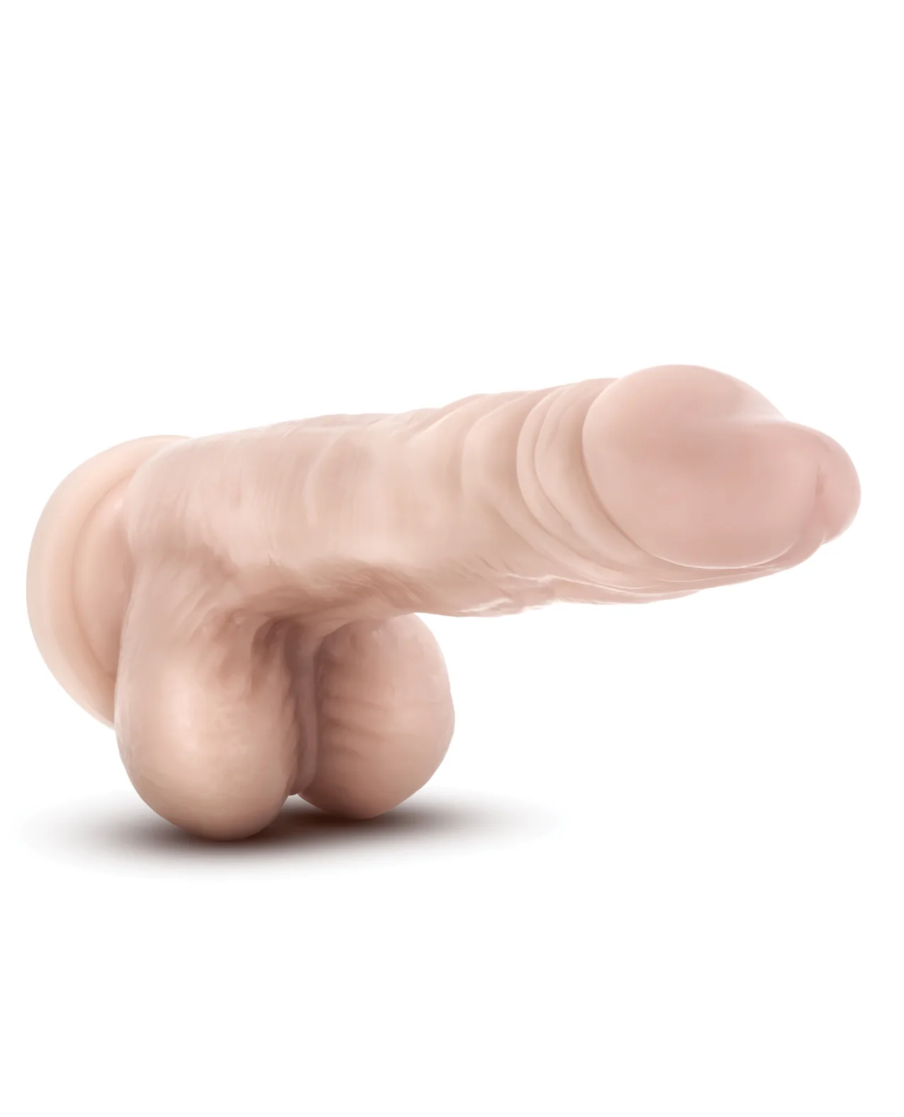 Blush Dr. Skin Stud Muffin 8.5" Dong with Suction Cup - Image 8