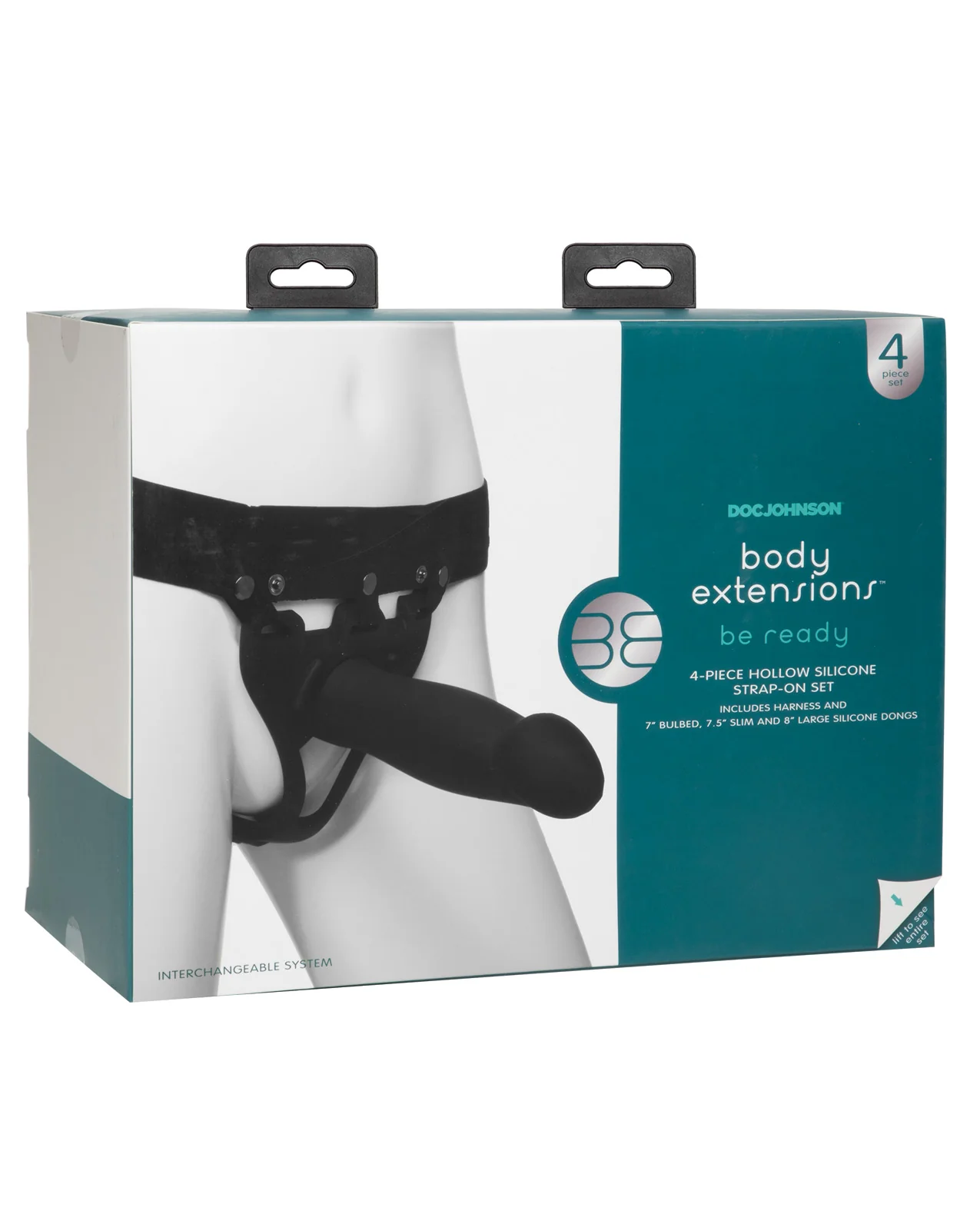 Body Extensions Be Ready 4 Piece Strap On Set - Image 2