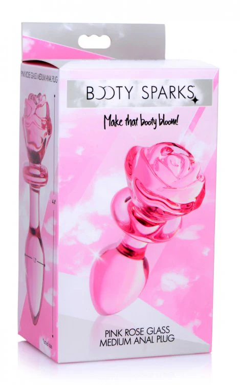 Booty Sparks Pink Glass Rose - Image 15
