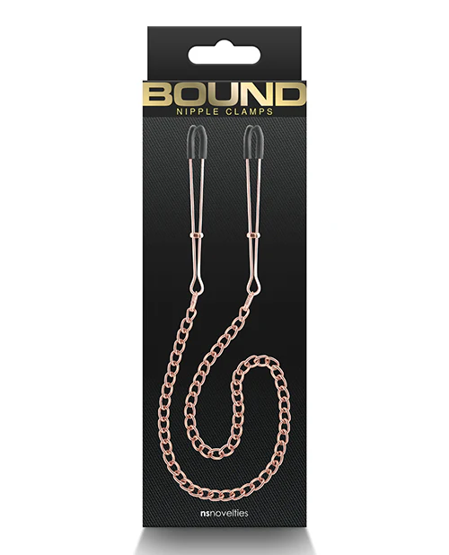 Bound Nipple Clamps - Rose Gold - Image 2