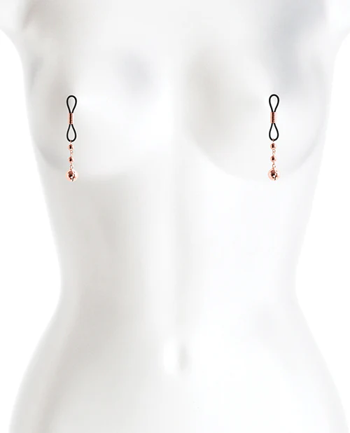 Bound Nipple Clamps - Rose Gold - Image 26