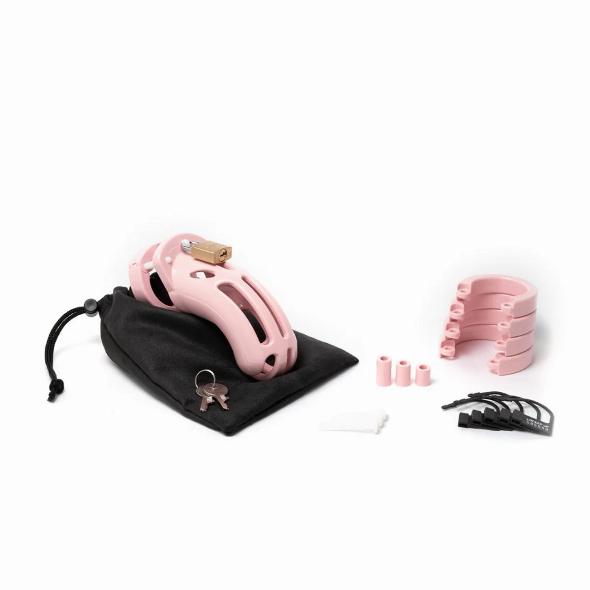 CB-X The Curve 3 3/4" Curved Cock Cage & Lock Set - Image 12