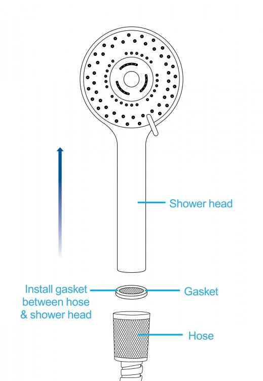 CleanStream Discreet Shower Head with Silicone Enema Nozzle - Image 5