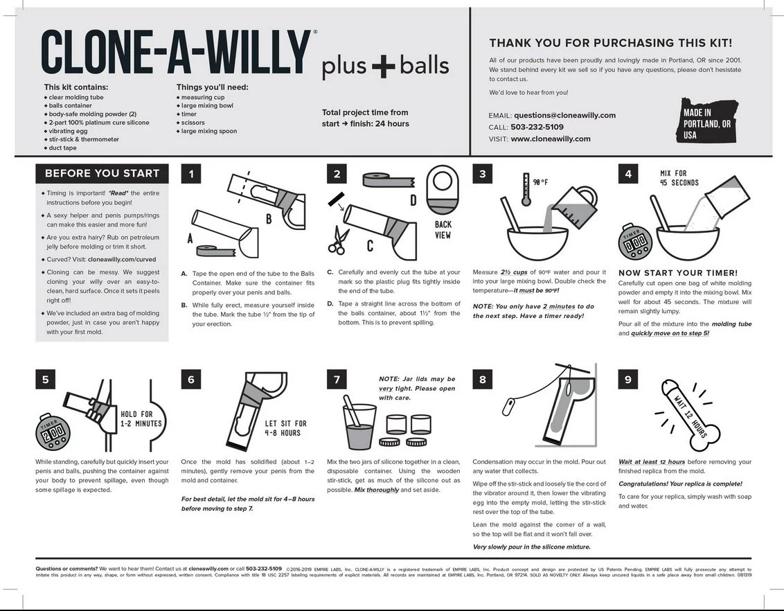 Clone-A-Willy Plus+ Balls Kit - Image 3