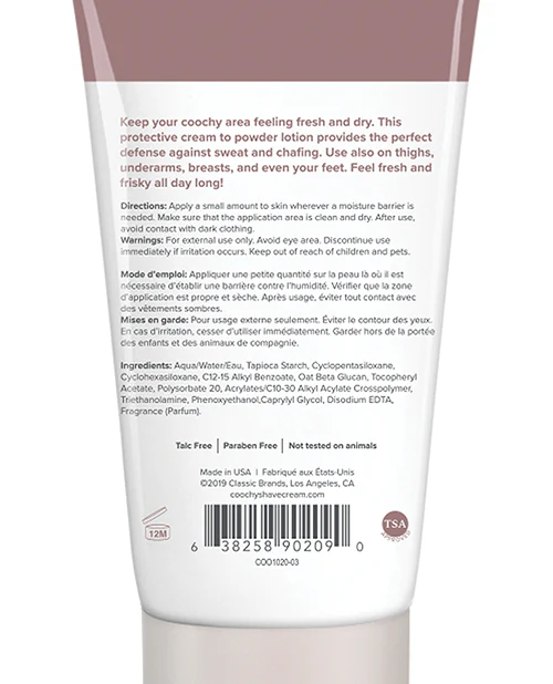 COOCHY Sweat Defense Protection Lotion - Image 2