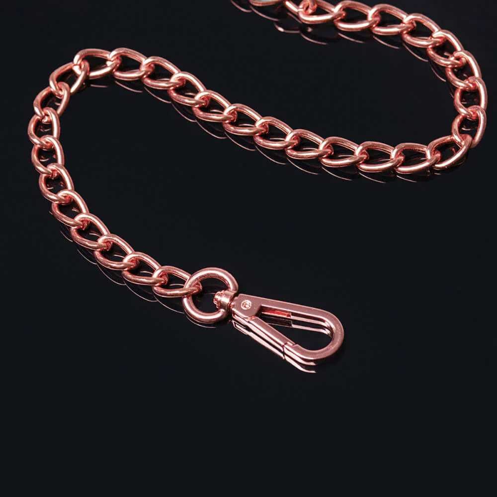 Coquette White and Rose Gold Leash - Image 5