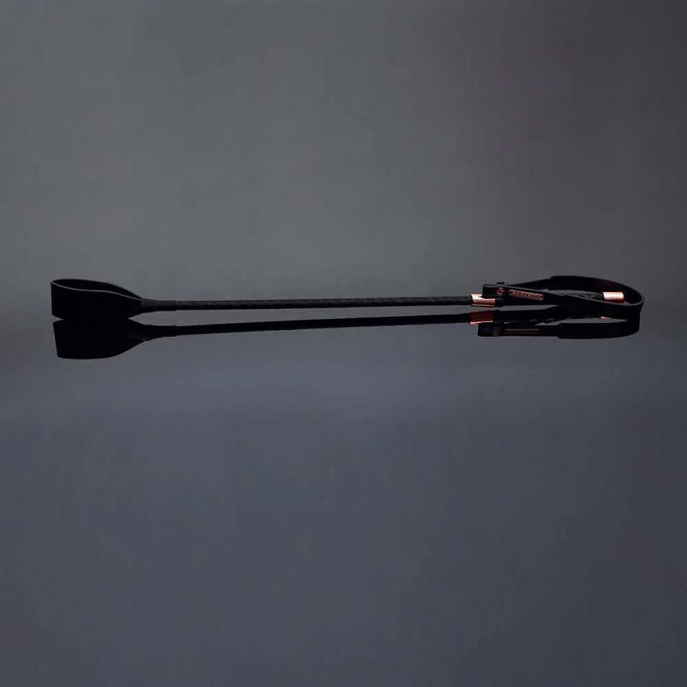 Coquette White and Rose Gold Riding Crop - Image 5