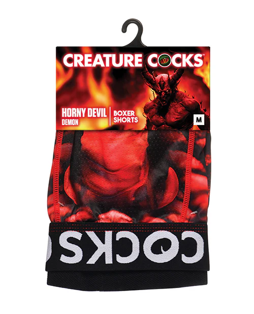 Creature Cocks - Creature Wear Horny Devil Demon Boxer Shorts - Image 13