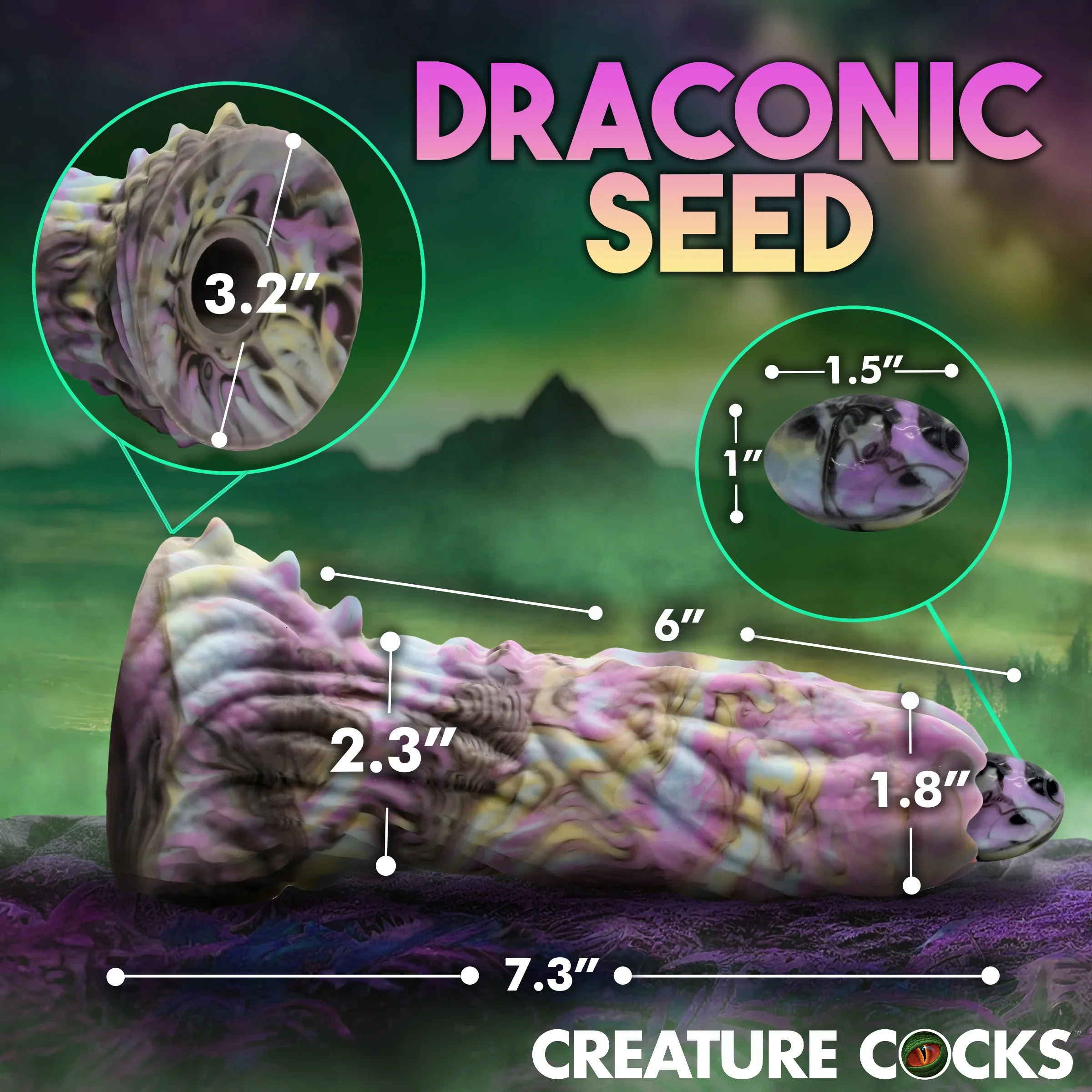 Creature Cocks Dragon Spawn Ovipositor with Eggs - Image 6