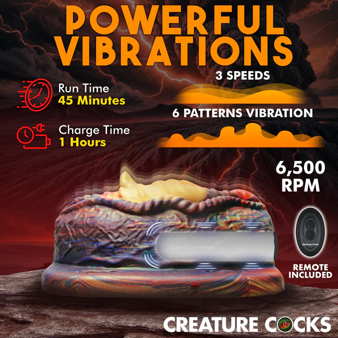 Creature Cocks Hell's Angel Remote-Control Vibrating Grinder - Image 4