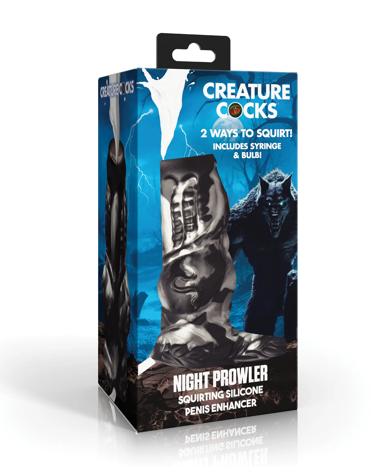 Creature Cocks Night Prowler Squirting Silicone Penis Enhancer - Image 5