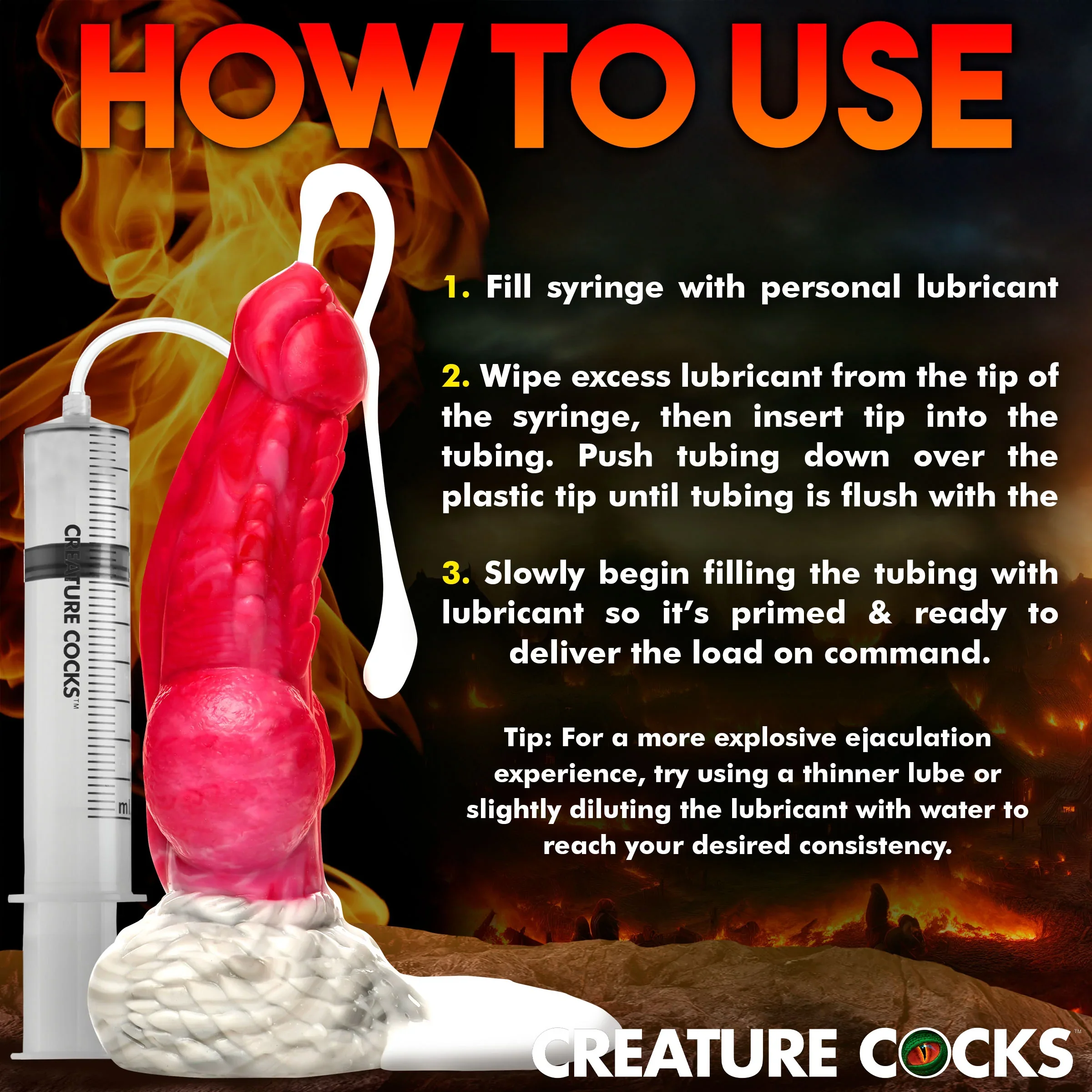 Creature Cocks Resurrector Phoenix Squirting - Image 4