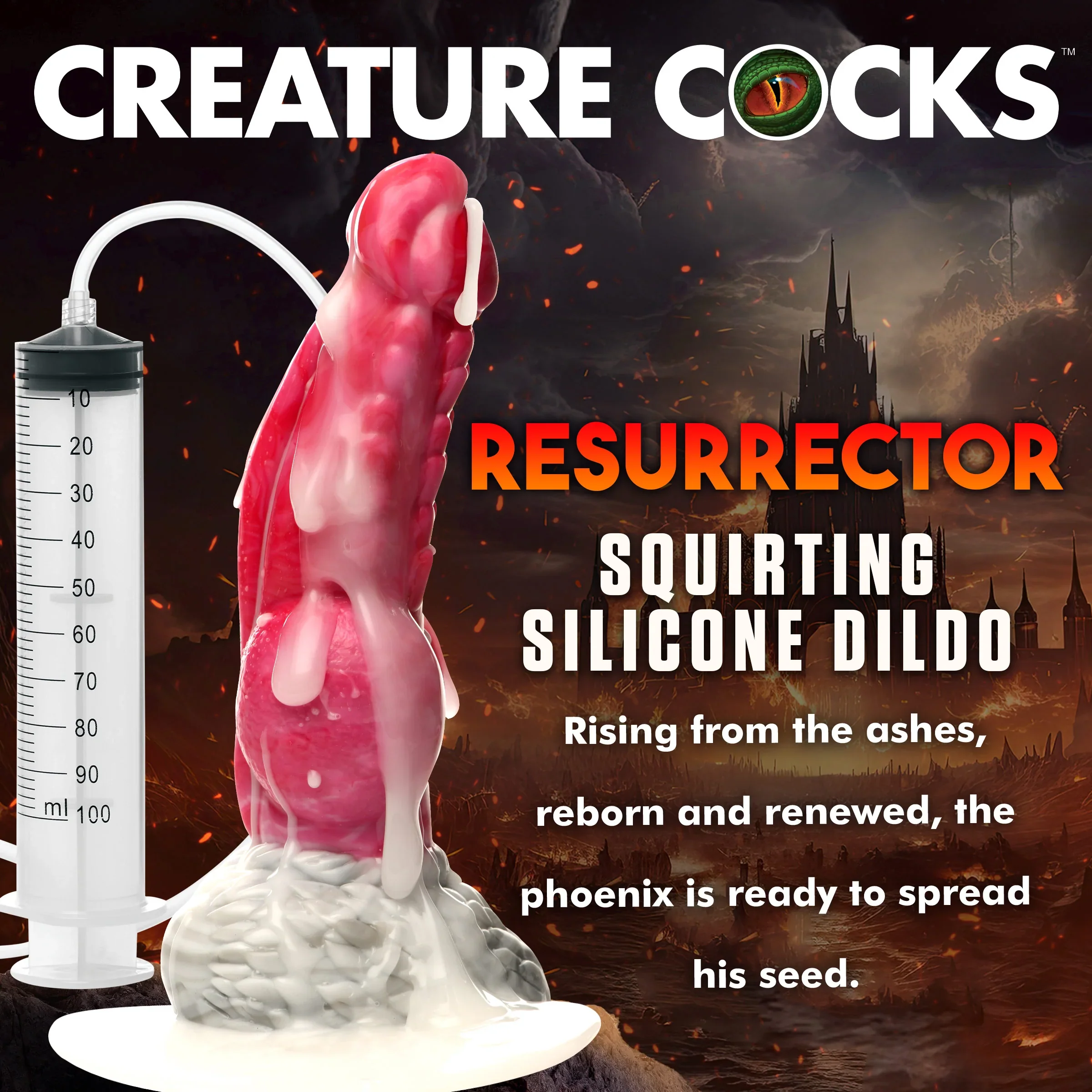 Creature Cocks Resurrector Phoenix Squirting - Image 5
