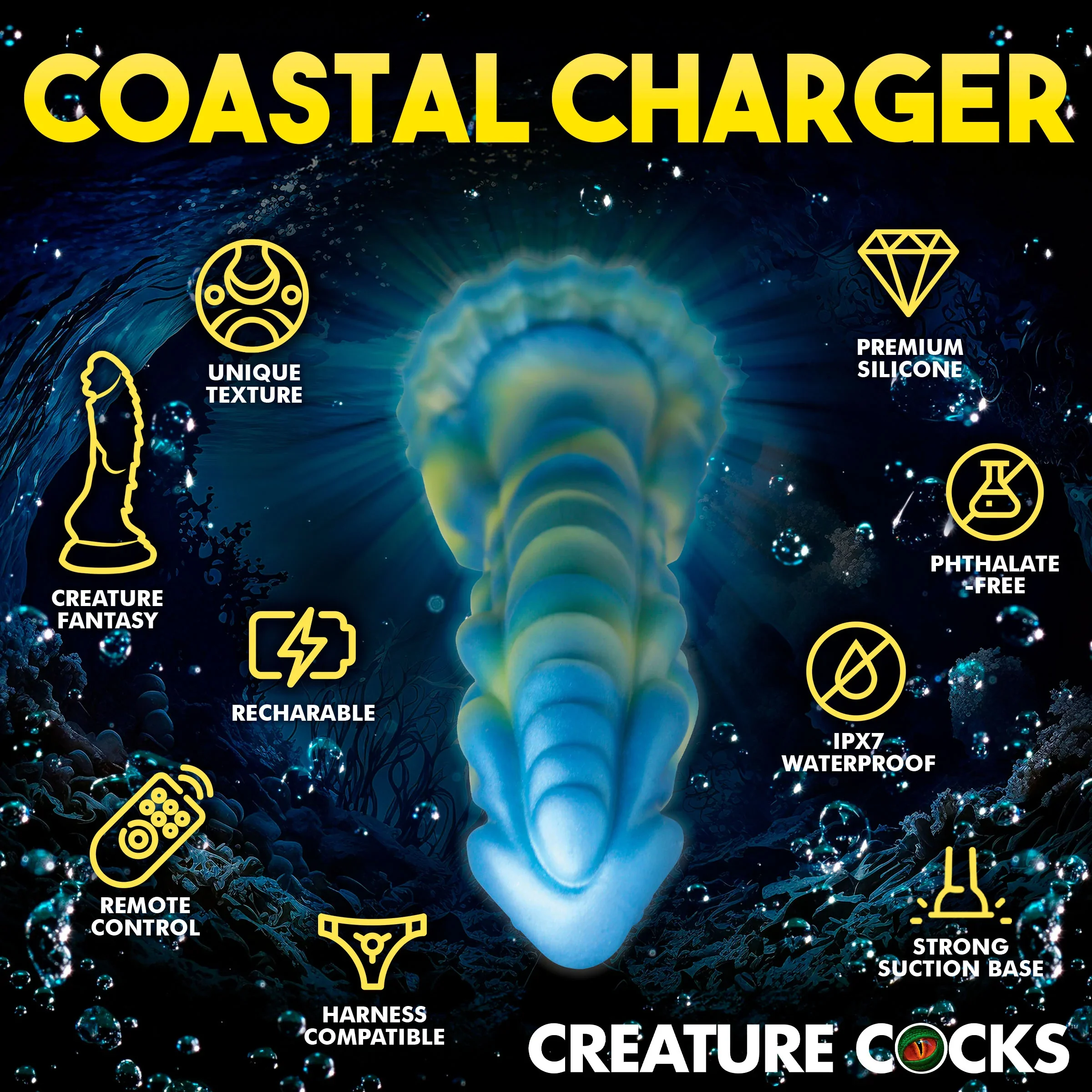 Creature Cocks Sea Stallion with Remote - Image 4