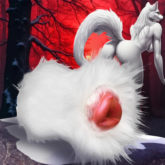 Creature Cocks Snow She-Wolf Silicone Stroker - Image 6