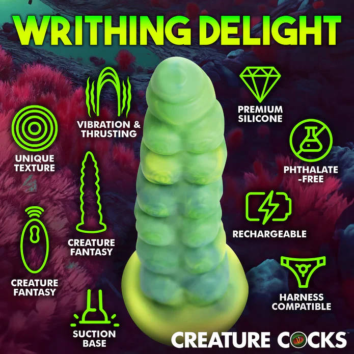 Creature Cocks Squirmer Vibrating Thruster with Remote Control - Image 8