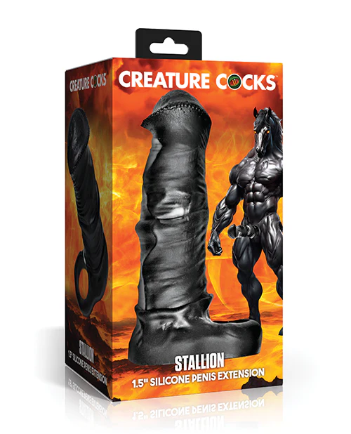 Creature Cocks - Stallion Silicone Penis Extension - Image 11