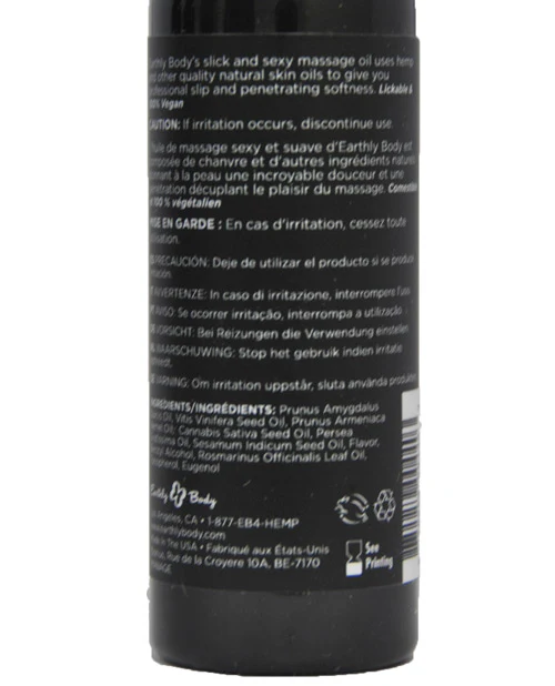 Earthly Body Edible Massage Oil - Image 12