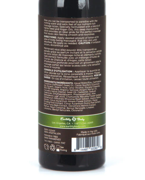 Earthly Body Hemp Seed Massage Lotion - Image 19