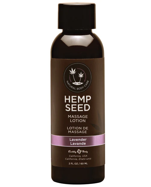 Earthly Body Hemp Seed Massage Lotion - Image 4