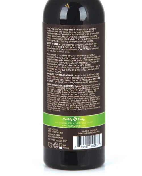 Earthly Body Hemp Seed Massage Lotion - Image 9
