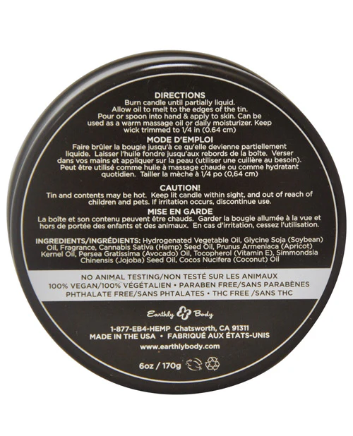 Earthly Body Suntouched Hemp Candle - Image 6