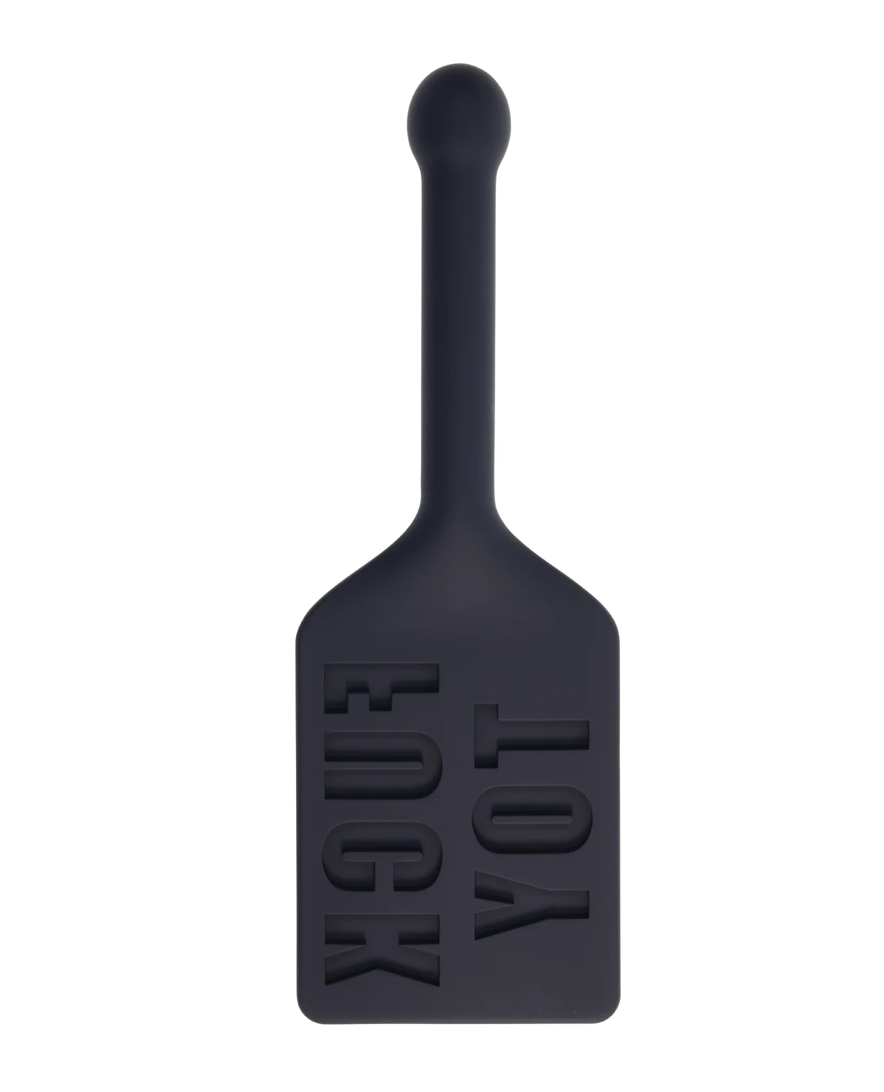Edge FUCK TOY Silicone Paddle - Black - Image 2