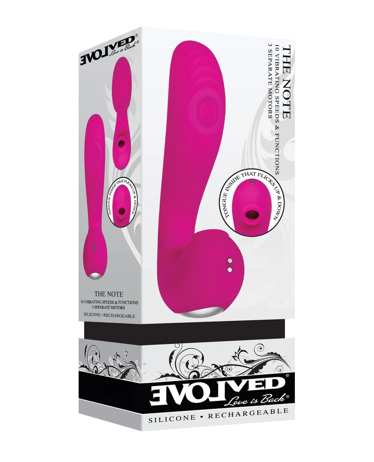 Evolved The Note Thumping Licking Vibe - Pink - Image 4