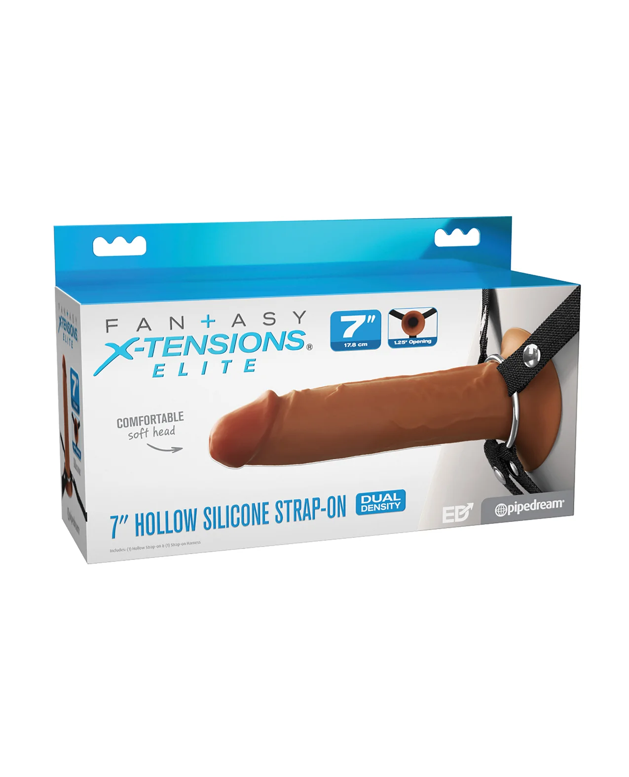 Fantasy X-Tensions Elite Silicone Hollow Strap-on w/Harness - Image 11
