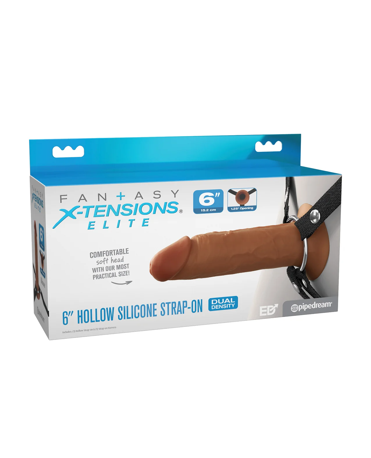 Fantasy X-Tensions Elite Silicone Hollow Strap-on w/Harness - Image 16