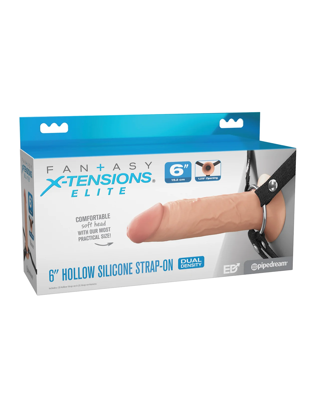 Fantasy X-Tensions Elite Silicone Hollow Strap-on w/Harness - Image 26