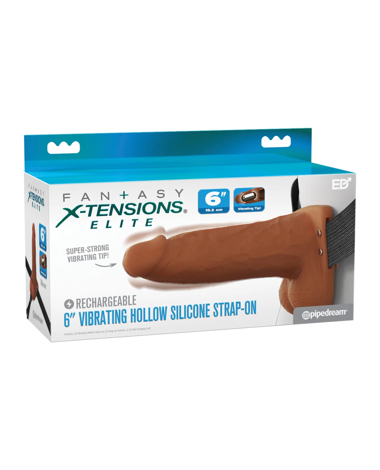 Fantasy X-Tensions Elite Vibrating Hollow Strap-On - Image 16
