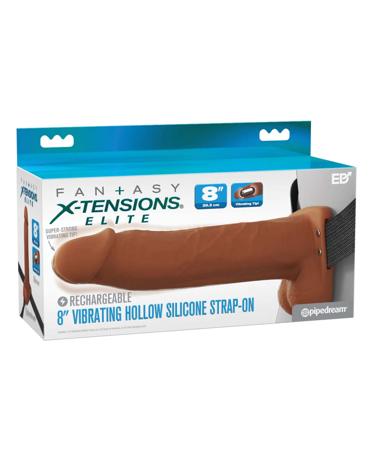 Fantasy X-Tensions Elite Vibrating Hollow Strap-On - Image 21