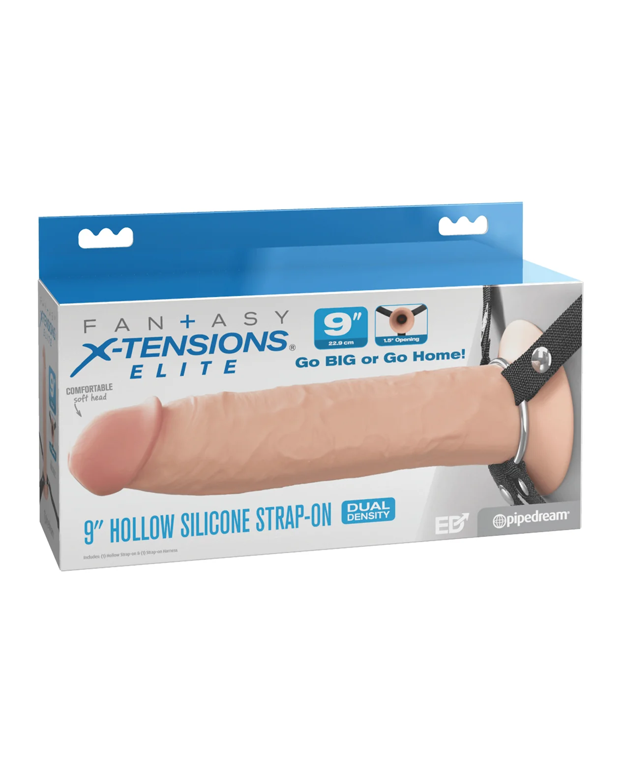 Fantasy X-Tensions EliteSilicone Hallow Strap-On Dual Density - Image 16