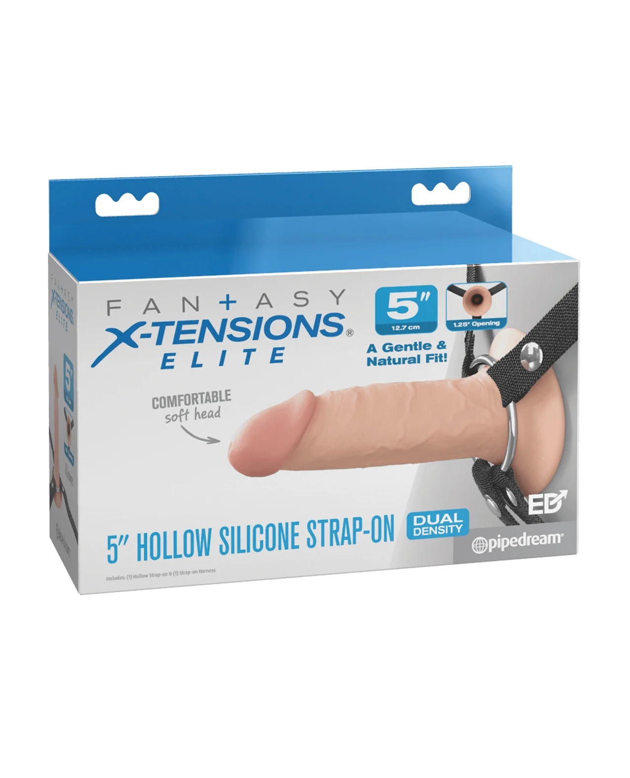 Fantasy X-Tensions EliteSilicone Hallow Strap-On Dual Density - Image 6