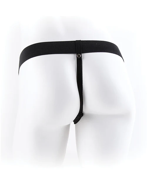 Fetish Fantasy Series 7" Vibrating Hollow Strap On - Image 4